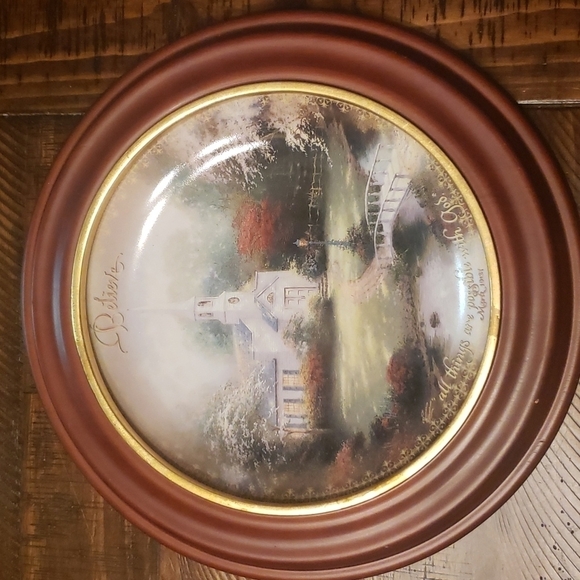 Thomas Kinkade Spirit of Life collector plate and frame - Picture 1 of 7